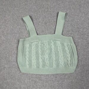 Forever 21 Pantone Tank‎ Top Womens M Cropped Knit Casual Colorful Summer